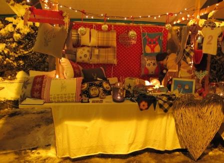 Stand Aussteller Teilnehmer 2012 chlausmärt Bassersdorf chlausmarkt Bassersdorf Kissen chüssischlacht Hirschkissen Winterkissen Hirschmotiv 